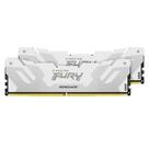 Memória RAM Kingston Fury Renegade XMP, 32GB (2X16GB), 7600MT/s, DDR5, DIMM, CL38, Branco - KF576C38RWK2-32