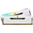 Memória RAM Para Desktop 32GB Corsair Vengeance RGB PRO SL 2x16GB DDR4 3600MHz CL18 Branca CMH32GX4M2D3600C18W
