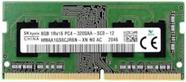 Memória RAM Para Notebook 8GB Sk Hynix DDR4 3200Mhz CL20 1Rx16 PC4 25600 PC4 3200 HMAA1GS6CJR6N XN