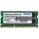 Memoria RAM para Notebook Patriot 4GB DDR3 1600mhz 1x4GB Memoria RAM para Notebook Patriot 4GB DDR3 1600mhz 1x4GB