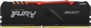 Memoria RAM para PC Fury Beast RGB DDR4 16GB 3200MHz Kingston - KF432C16BB12A/16