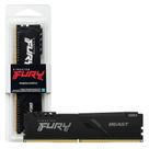 Memória Ram Para PC Gamer 16GB Kingston Fury Beast DDR4 3200MHz CL16 Preto KF432C16BB1 16