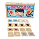 Memória Tátil Textura Jogo Inclusão Social Brinquedos Educativos MDF Simque 5 anos
