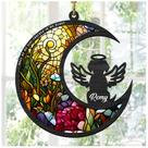 Memorial Suncatcher Dog personalizado com nome e data