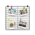 Memory Board Painel de Fotos de Tela Aramada 30x30cm Preto Ideal para Post it Recadinhos