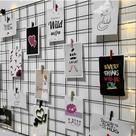 Memory Boards: Painel Quadriculado Preto para Fotos
