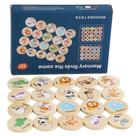 Memory & Focus Toy Wooden Encontre o mesmo jogo para crianças pequenas Memory & Focus Toy Wooden Encontre o mesmo jogo para crianças pequenas