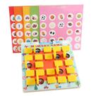 Memory Game Montessori Flip para crianças, brinquedo que combina com 4 cores