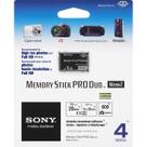 Memory Stick Pro Duo Sony 4GB - MSMT4G/TQ1 - Preto