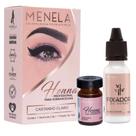 Menela Kit Sobrancelha - castanho claro 2,5g Menela Kit Sobrancelha - castanho claro 2,5g