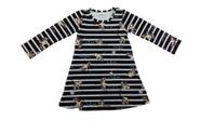Menina vestido manga longa
