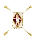 Menino Jesus Na Manjedoura 13cm Enfeite Resina