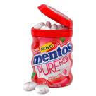 Mentos Pote Morango Goma de Mascar Sem Açucar Mentos Pote Morango Goma de Mascar Sem Açucar