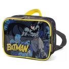 Merendeira Lancheira Escolar Infantil Batman Preto
