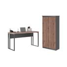Mesa 1200 com Armário Romeu Noce Preto