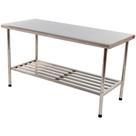 Mesa 1,20x0,70 Multiuso Desmontável Inox 430 Imeca