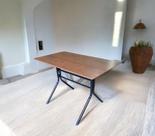 Mesa 1,20x70 Jantar Sorveteria Restaurante Tampo MDF 15 mm Imbuia