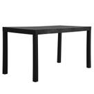 Mesa 140x72cm em Polipropileno Creta Preto Mesa 140x72cm em Polipropileno Creta Preto