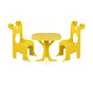 Mesa 2 Cadeiras Dino Infantil MDF Segura Criança Brincar
