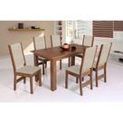 Mesa 6 lugares king retangular rosa bege cedro demolicao Mesa 6 lugares king retangular rosa bege cedro demolicao
