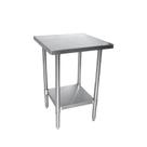 Mesa 60 cm com prateleira lisa 60x60x85 cm