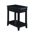 Mesa Accent Ergode Acme Bertie com gaveta de armazenamento preta Mesa Accent Ergode Acme Bertie com gaveta de armazenamento preta