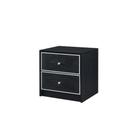 Mesa Accent Ergode Industrial Style Black com 2 gavetas