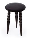 Mesa Accent Offex Transitional Round Wood Marrom escuro