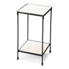 Mesa Accent Offex Transitional Square Marble and Iron