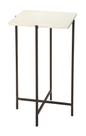 Mesa Accent Offex Transitional Square White Marble Top