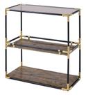 Mesa Acme Heleris Console Black Gold Smoky Glass Mesa Acme Heleris Console Black Gold Smoky Glass