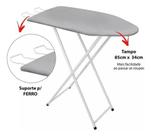 Mesa Açomix Tábua De Passar Roupa Reforçada Dobrável Branca