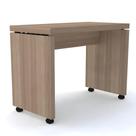 Mesa Aparador 82X90x50 Pe50 Walnut Preto Pandin