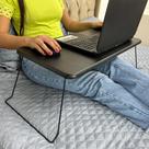 Mesa Apoio de Notebook Portátil dobrável para cama ou sofá - Preto