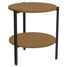 Mesa Apoio Kappesberg 47cm LI017 Canela e Preto