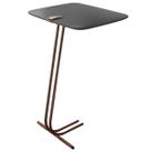 Mesa Apoio Lateral para Sofá Lisboa Pé Café LarFlex