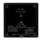 MESA AQUECIDA DE ALUMINIO 12V 24V 220*220*3mm