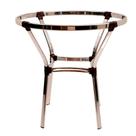 Mesa Ascoli em Alumínio 70cm Altura X 80cm Diâmetro Trama Original