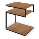Mesa Auxiliar Aruana em Aço Carbono Preto Mesa Auxiliar Aruana em Aço Carbono Preto