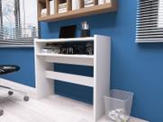 Mesa Auxiliar Multiuso Branca Sala Quarto Cozinha Manicure Nails Designer