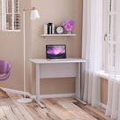 Mesa Auxiliar para Escritório Mx90 Maxxi Móveis 92cm Pandin Cinza Mesa Auxiliar para Escritório Mx90 Maxxi Móveis 92cm Pandin Cinza