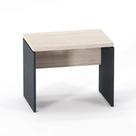 Mesa Auxiliar PE 40 Pandin 90 Cm Casablanca e Grafito Mesa Auxiliar PE 40 Pandin 90 Cm Casablanca e Grafito