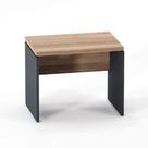 Mesa Auxiliar PE 40 Pandin 90 Cm Noce Naturale e Grafito Mesa Auxiliar PE 40 Pandin 90 Cm Noce Naturale e Grafito