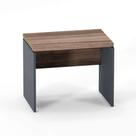 Mesa Auxiliar PE 40 Pandin 90 Cm Walnut e Grafito Mesa Auxiliar PE 40 Pandin 90 Cm Walnut e Grafito