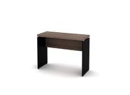 Mesa Auxiliar PE 40 Pandin 90 Cm Walnut e Preto Mesa Auxiliar PE 40 Pandin 90 Cm Walnut e Preto