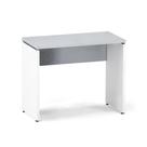 Mesa Auxiliar Pé Painel P25 Pandin 90 CM Cinza e Branco Mesa Auxiliar Pé Painel P25 Pandin 90 CM Cinza e Branco