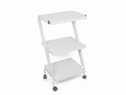 Mesa Auxiliar - Tipo Z - 03 Prateleiras em Aço - Arktus