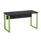 Mesa Auxiliar Tubolar PE 40 Pandin 90 Cm Preto e Verde Mesa Auxiliar Tubolar PE 40 Pandin 90 Cm Preto e Verde
