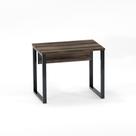 Mesa Auxiliar Tubular P25 Pandin 90 CM Walnut e Grafito Mesa Auxiliar Tubular P25 Pandin 90 CM Walnut e Grafito