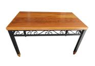 Mesa Avery em Madeira e Ferro - Cód 2525